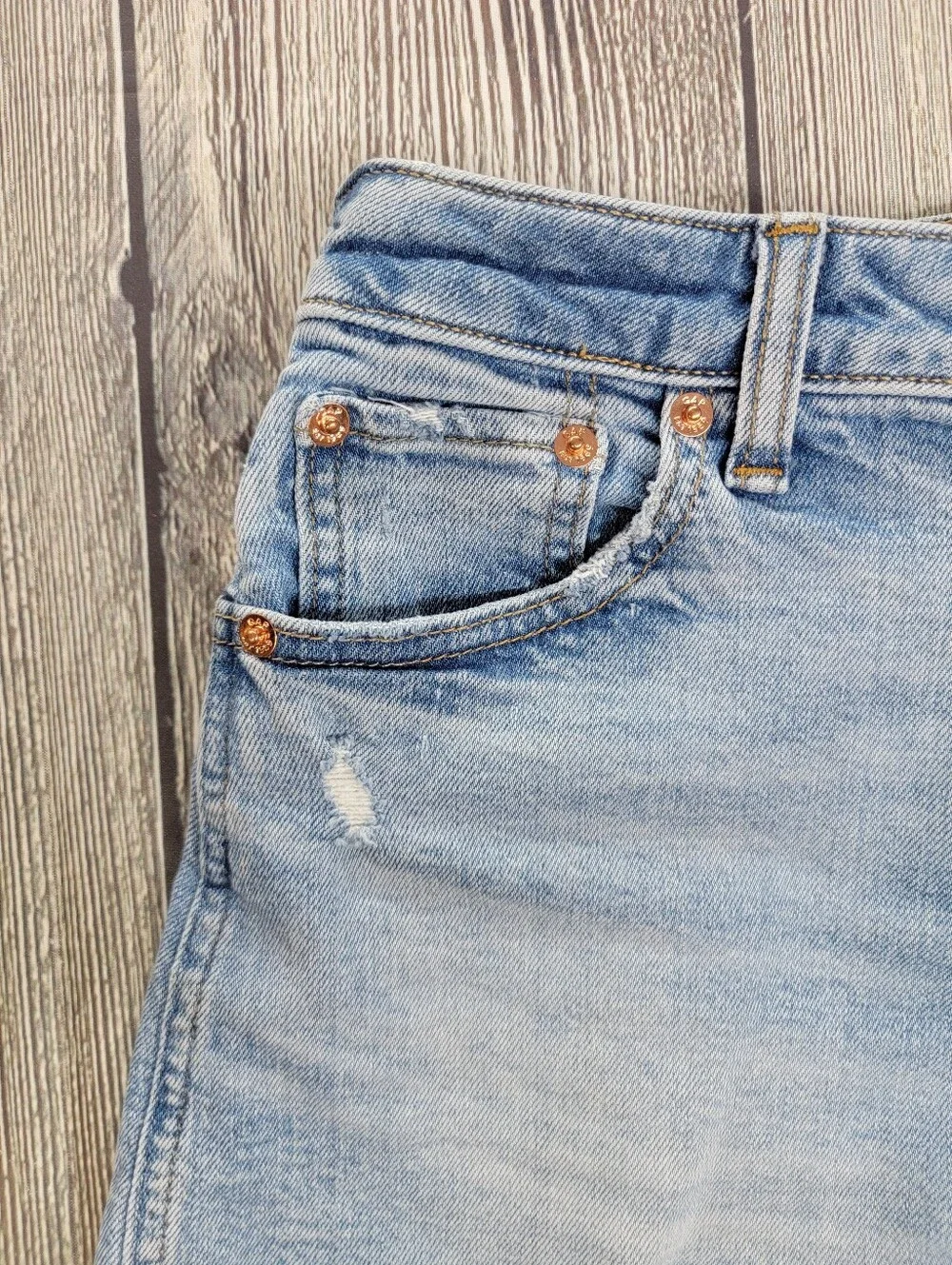 Gap Teen Sky High Short High Rise Denim Shorts